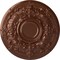 Ekena Millwork Oslo Ceiling Medallion (Fits Canopies up to 10 1/2"), Hand-Painted Copper Penny, 28 1/8"OD x 1 3/4"P CM28OSCPS - alternate 1